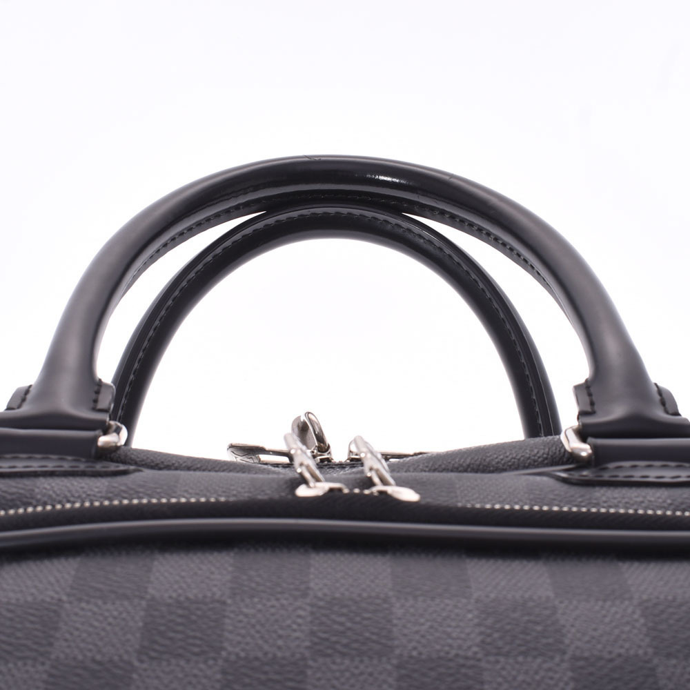 Louis Vuitton Graphite Gray Damier Black Business Ikar Canvas Bag - Picture 4 of 12